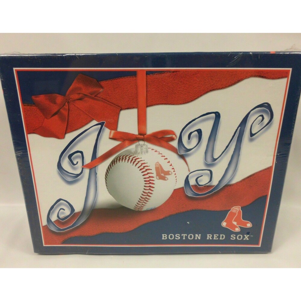 Boston Red Sox Christmas Holiday Cards & Envelopes 15 Count Official MLB New